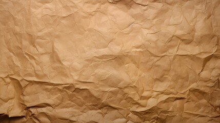 Fototapeta premium Paper vintage background. Recycle brown paper crumpled texture