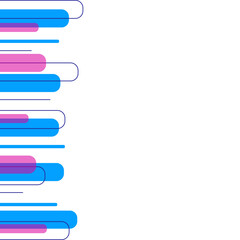 Obraz premium Geometric Rounded Border