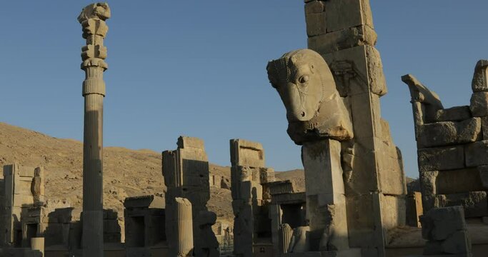 The site of Persepolis Marvdasht Iran