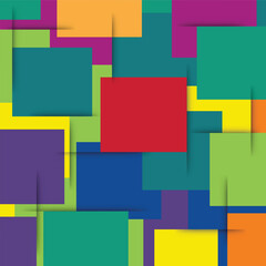 geometric background with colorful rectanguler shape