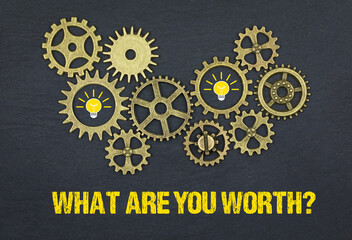 What are you worth?	
