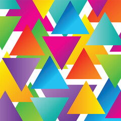geometric triangle background with gradient color shape