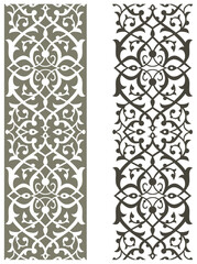 Islamic ornament vector graphic design, for ornament on the edge of the frame, which is suitable for calligraphic decoration