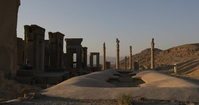 Tachara  palace of Darius in Persepolis Marvdasht Iran