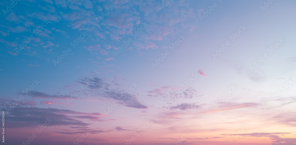 Wall mural sunset sky with clouds