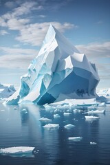 Fototapeta na wymiar Iceberg in polar regions
