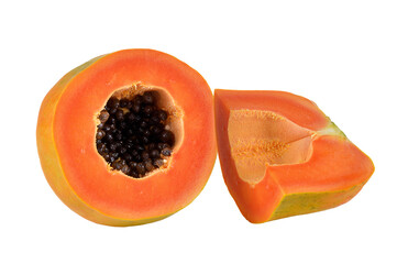 papaya on transparent png