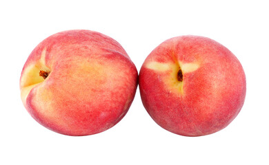 Peach with isolated on  transparent png