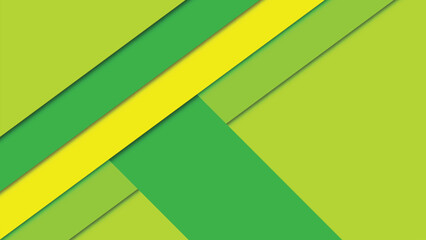 Abstract Green and Yellow Geometric Background Wallpaper