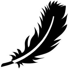 Feather Wings Vector Solid Icons 


