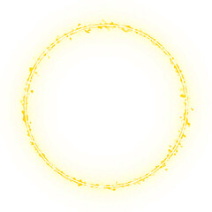 neon circle gradient light effect