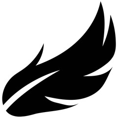 Feathers Vector Solid Icons 


