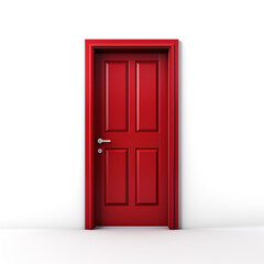 red door with a background AI Generative