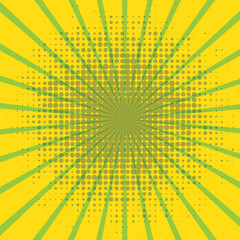 Free vector flat comic style background copy space