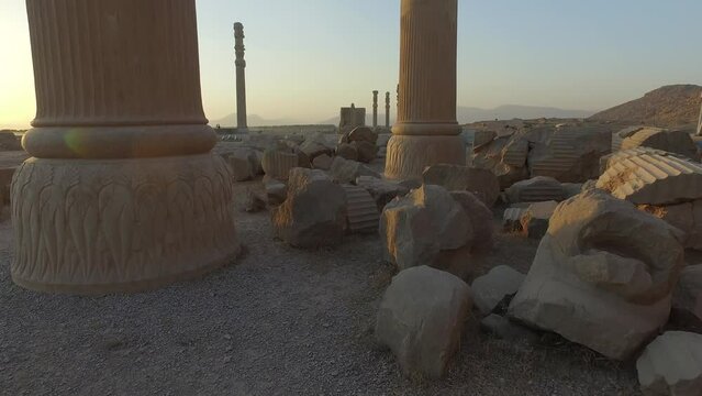 The site of Persepolis Marvdasht Iran