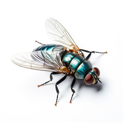 fly on a white background AI Generative