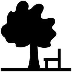 Forest Vector Solid Icons 

