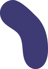 cute graphic shape element matisse style