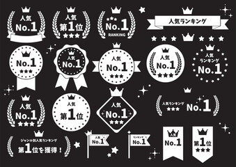 人気ランキング、No.1フレームイラストセット