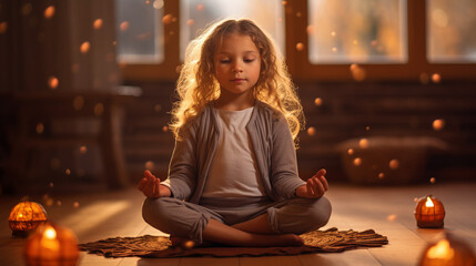 woman meditating
