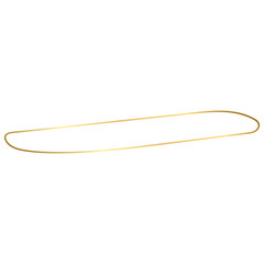 Gold Abstract Organic Outline Border