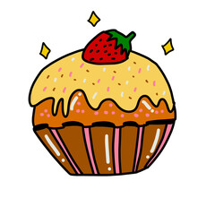 cupcake with icing