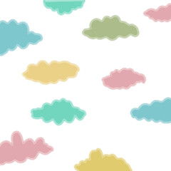 set of clouds