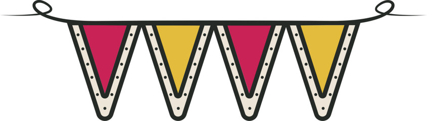 cute cartoon celebration element