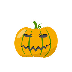 Seek, Ghost face on pumpkin set for Halloween