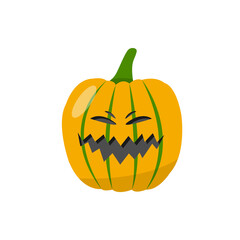 Indifferent, Ghost face on pumpkin set for Halloween