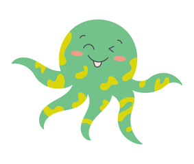 Octopuse Sticker Bookmark