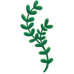 green tree with leaves