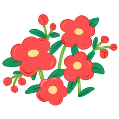 Red flowers 