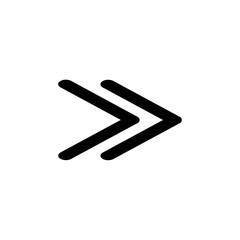 Obraz premium Arrow Icon on a white background. Vector illustration.