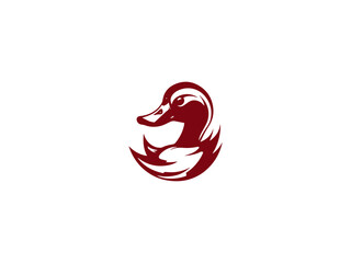 duck logo Template Vector Icon Stock Vector, vector and illustration,