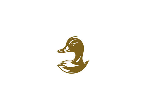 duck logo Template Vector Icon Stock Vector, vector and illustration,