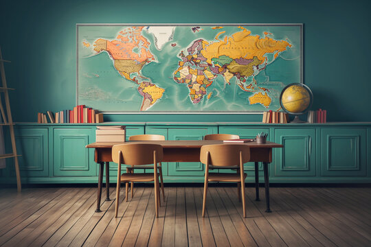 Back to school. AI generated image