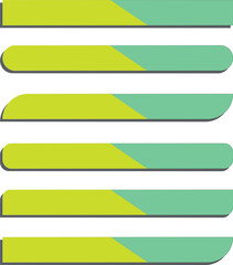 Fototapeta premium set of colorful banners