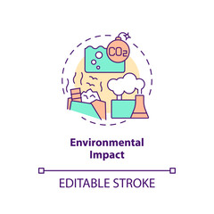 2D editable environmental impact thin line icon concept, isolated vector, multicolor illustration representing overproduction.