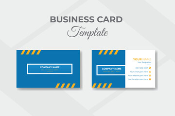 Unique and clean modern business card design