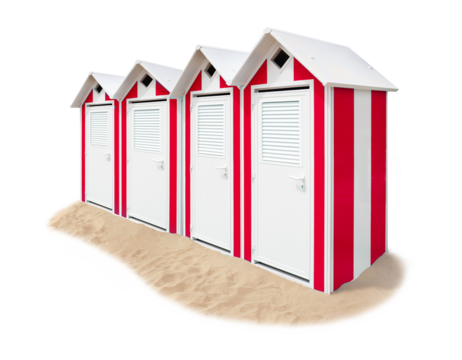 beach dressing rooms