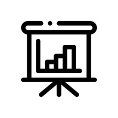 presentation line icon