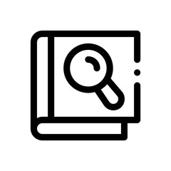 research line icon