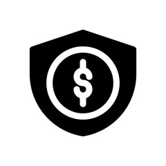 financial glyph icon