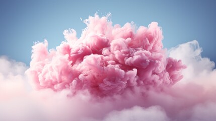 Realistic Forms Transformed: Abstract in Pink Hues