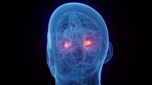 Animation of a man's hippocampus