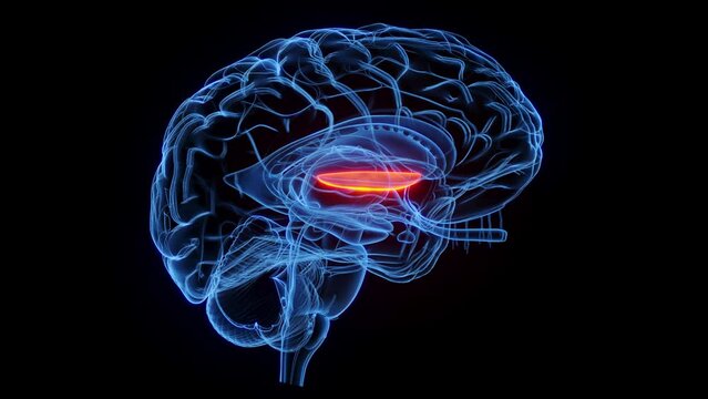 Animation of the medial globus pallidus