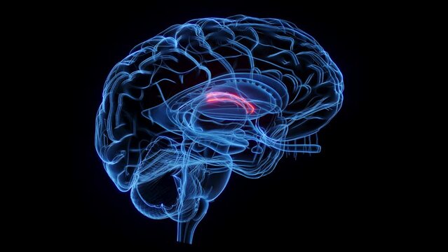 Animation of the fornix body
