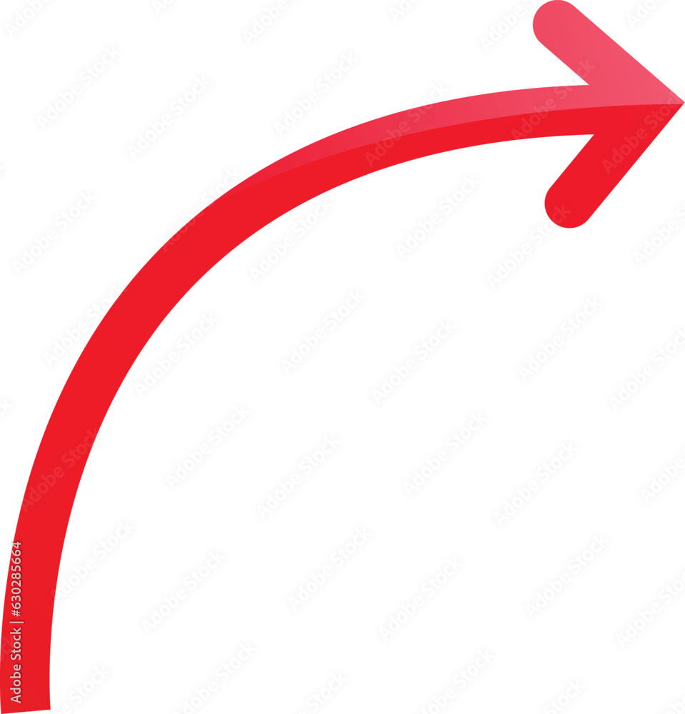 Poster red arrow png vector. red arrow right direction. arrow icon illustration vector for your web site de