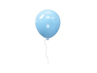 Balloon 3d rendering vector element